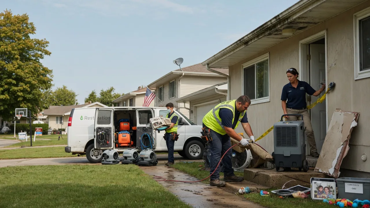 Water Damage Restoration in Ridge Farm, IL near me